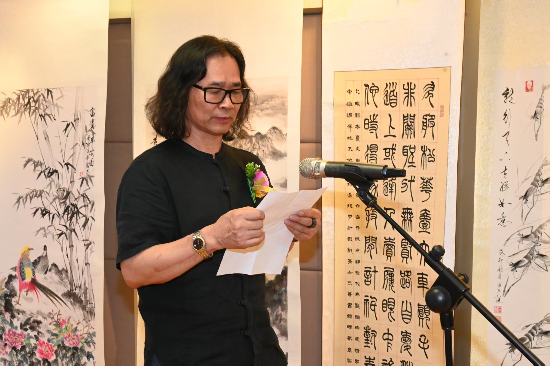 幽兰劲竹 清雅致远：张国洪的双清艺术