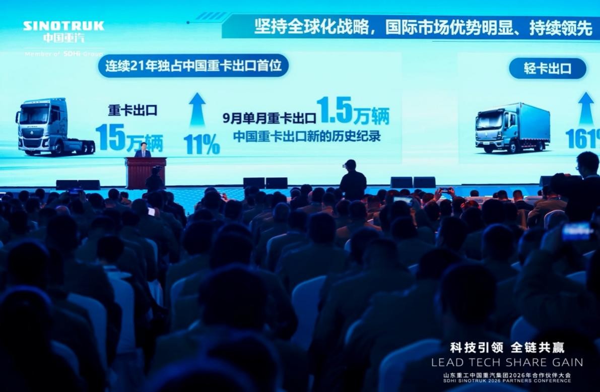 2026年首月重卡出口16000辆，中国