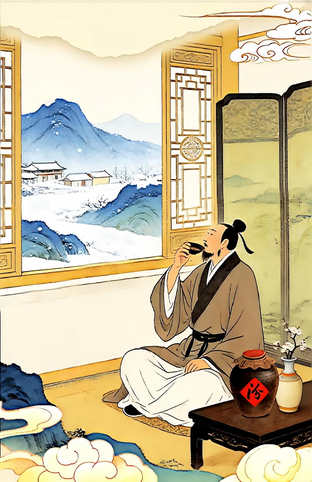 冬藏风雅，汾酒相伴：解锁古人的闲居日常
