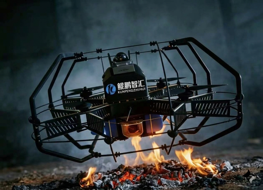 填补行业空白，防火地下室内消防无人机